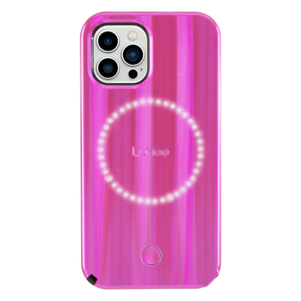 Case-Mate LuMee Halo Case For iPhone 13 Pro Max - Hot Pink Voltage