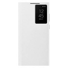 Samsung Galaxy S22 Ultra Smart Clear View Cover - White