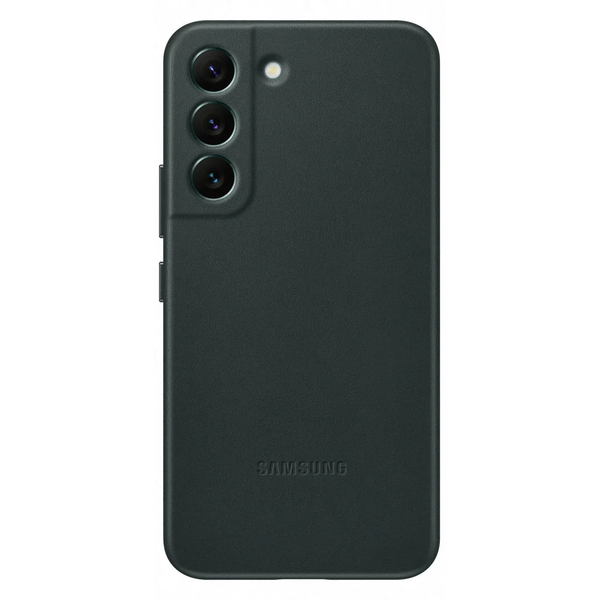 Samsung Galaxy S22 Leather Cover - Forest Green
