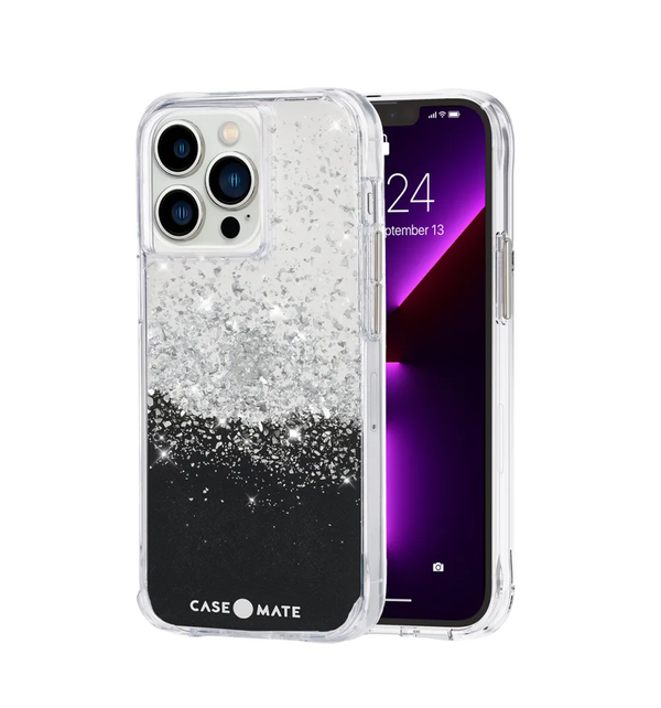 Case-Mate Karat Onyx Case For Apple iPhone 13 Pro 6.1"- Black/White