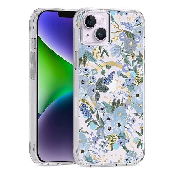 Case-Mate Rifle Paper Case For iPhone 14 Plus - Garden Party Blue