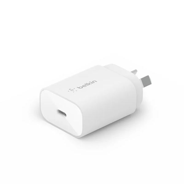 Belkin BOOSTUP 25W PPS Wall Charger With USB-C PD - White