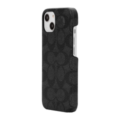 KSNY Coach Slim Wrap Case For iPhone 13 - Signature C Black