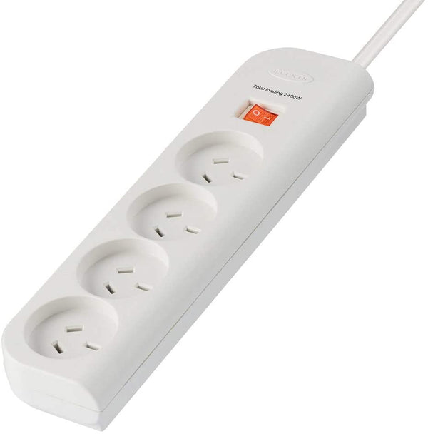 Belkin 4-Outlet Economy Surge Protector - White/Grey