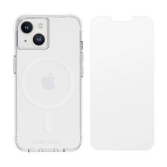 Case-Mate Tough Clear Plus Case & Screen Protector For iPhone 14