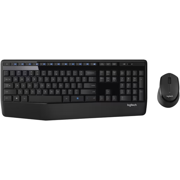 Logitech MK345 Wireless Keyboard & Mouse Combo - Black