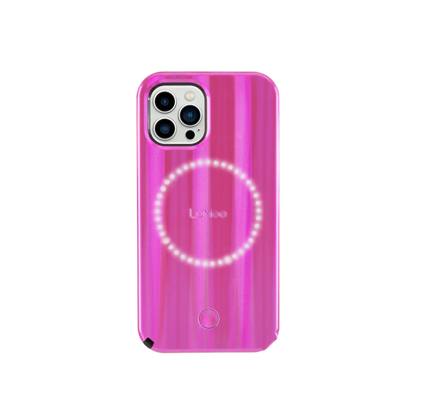 Case-Mate LuMee Halo Case For Apple iPhone 13/13 Pro 6.1- Hot Pink