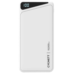 Cygnett ChargeUp Boost 2nd Gen 10K mAh Power Bank - White