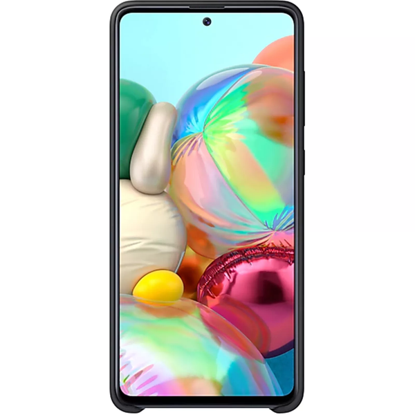 Samsung Galaxy A71 Silicone Cover - Black