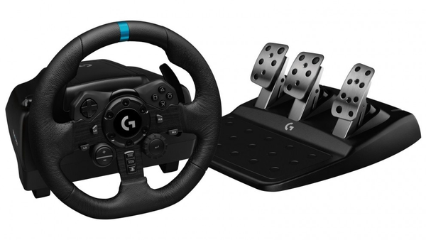 Logitech G923 TRUEFORCE Sim Racing Wheel for PS4 - Black
