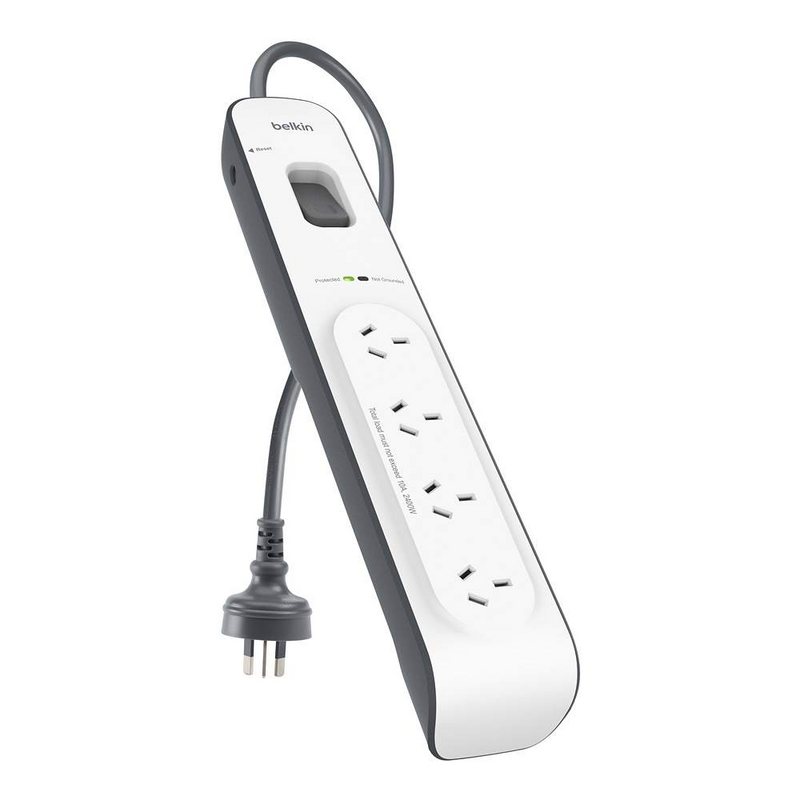 Belkin 4-Outlet Surge Protection Strip with 2M Power Cord