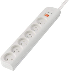 Belkin 6-Outlet Economy Surge Protector - White/Grey