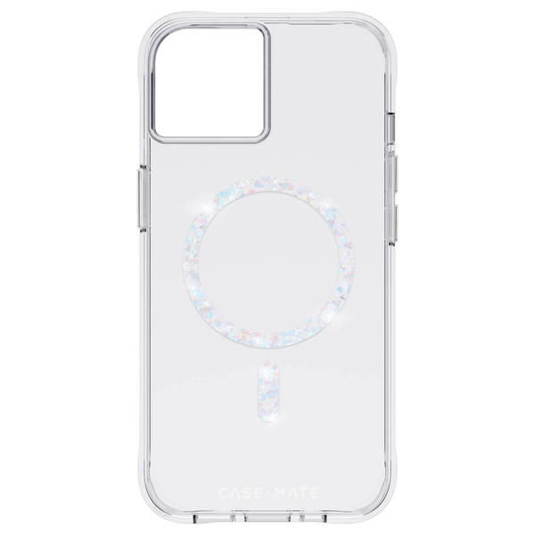 Case-Mate Twinkle Clear MagSafe Case For iPhone 14 - Clear/Diamond