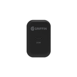 Griffin PowerBlock USB-C PD 20W Wall Charger - Black