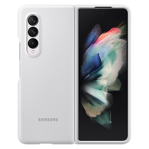 Samsung Galaxy Z Fold 3 Silicone Cover - White