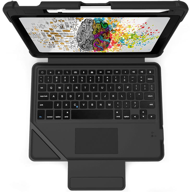 STM Dux Bluetooth Keyboard TrackPad Case For iPad 10.2" - Black