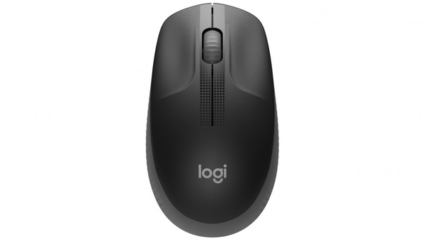 Logitech M190 Full-Size Wireless Mouse - Charcoal