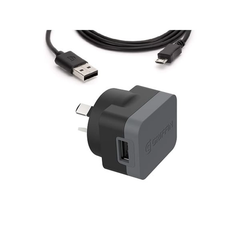 Griffin 2.4 PowerBlock Wall Charger with Micro USB cable - Black