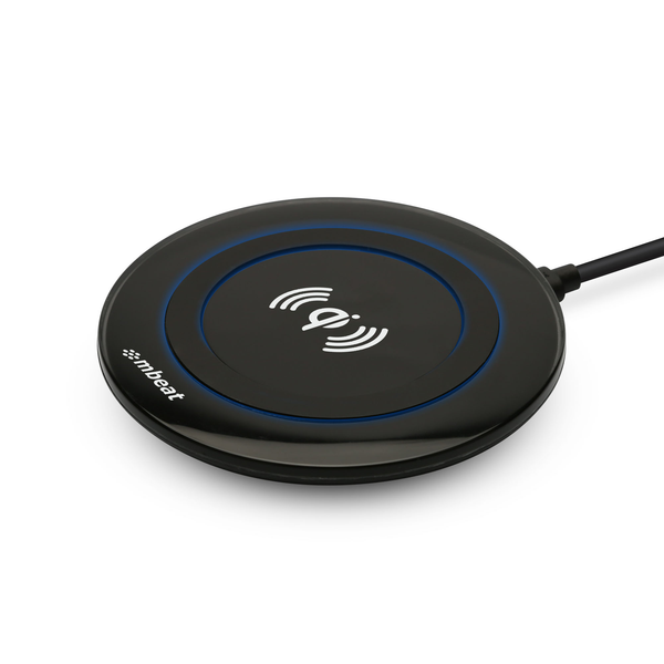 mbeat Gorilla Power 10W Qi Certified Wireless Charging Pad - Black