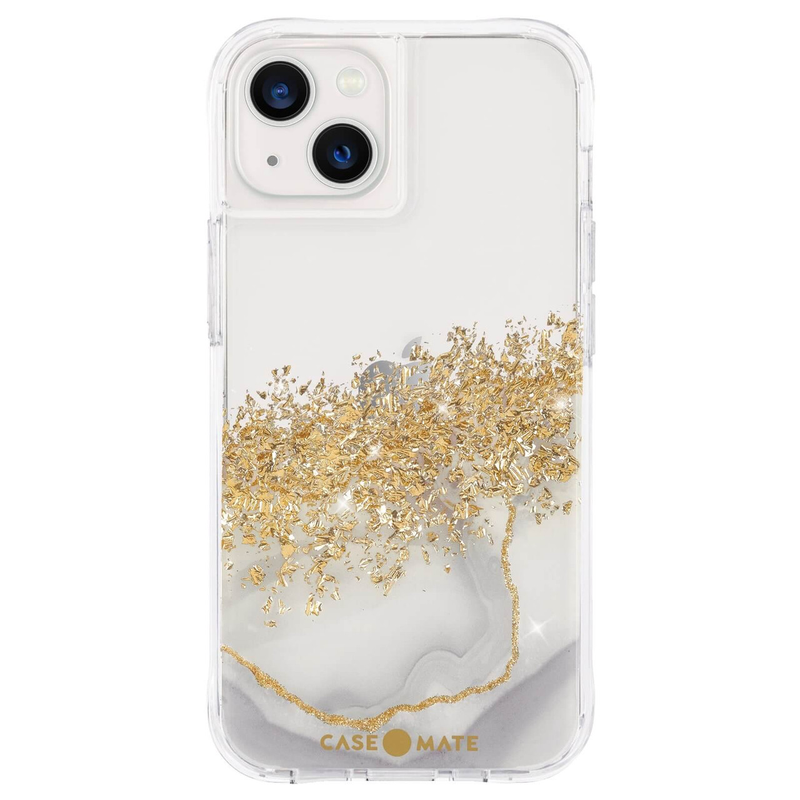 Case-Mate Karat Marble Case For Apple iPhone 14 - White Marble