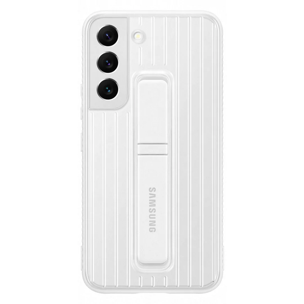 Samsung Galaxy S22 Protective Standing Cover - White