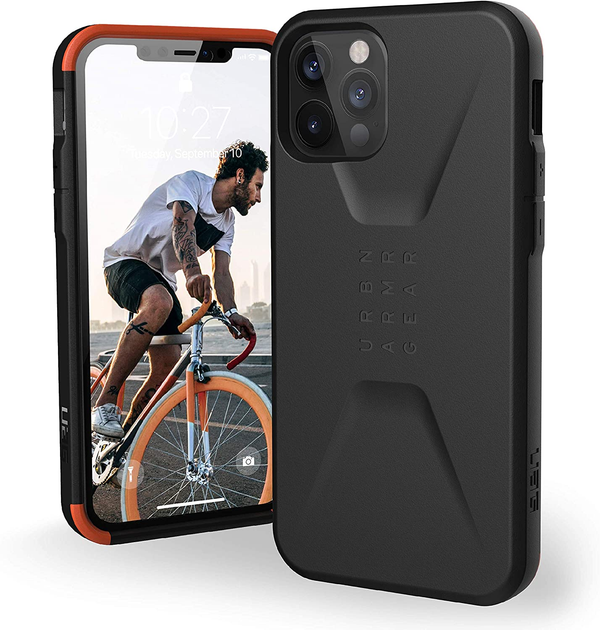 UAG Civilian Series Case For Apple iPhone 12/12 Pro - Black