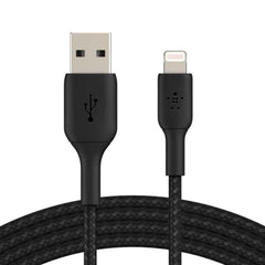 Belkin BOOST CHARGE 1m Braided Lightning to USB-A Cable - Black