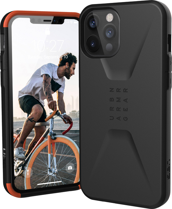 UAG Civilian Series Case For Apple iPhone 12 Pro Max - Black