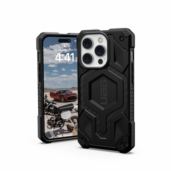 UAG Monarch Magsafe Case For Apple iPhone 14 Pro - Carbon Fiber