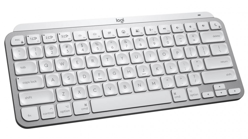 Logitech MX Keys Mini For Mac Wireless Keyboard - Pale Grey