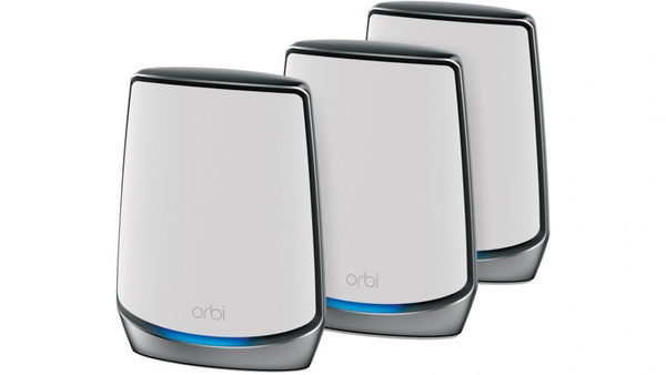 Netgear Orbi 3-Pack AX6000 Whole Home Mesh WiFi 6 System - White