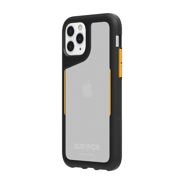 Survivor Endurance Case For iPhone 11 Pro - Black/Citrus/Clear