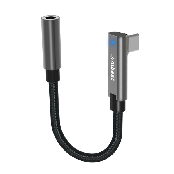 mbeat Elite USB-C to 3.5mm Audio Adapter - Space Grey