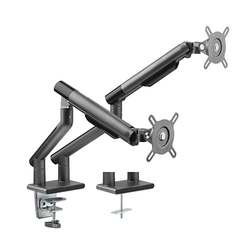 Brateck Aluminium Monitor Arm with Mechanical Spring - Grey