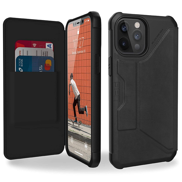UAG Metropolis Supple Italian Case For iPhone 12 Pro Max - Black
