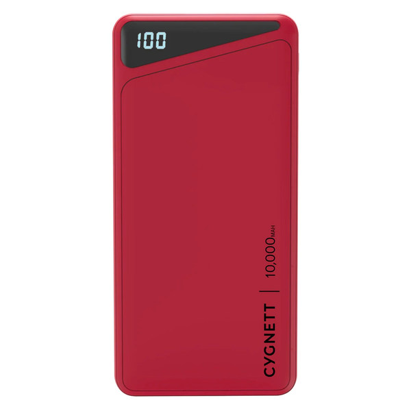 Cygnett ChargeUp Boost 2nd Gen 10K mAh Power Bank - Red