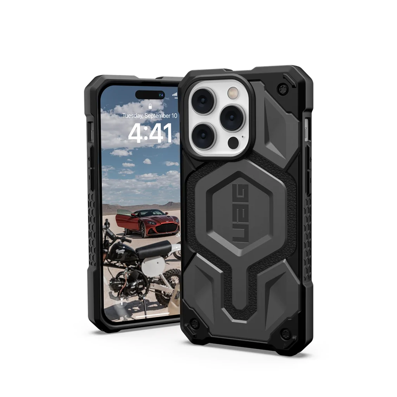UAG Monarch Magsafe Case For Apple iPhone 14 Pro - Silver