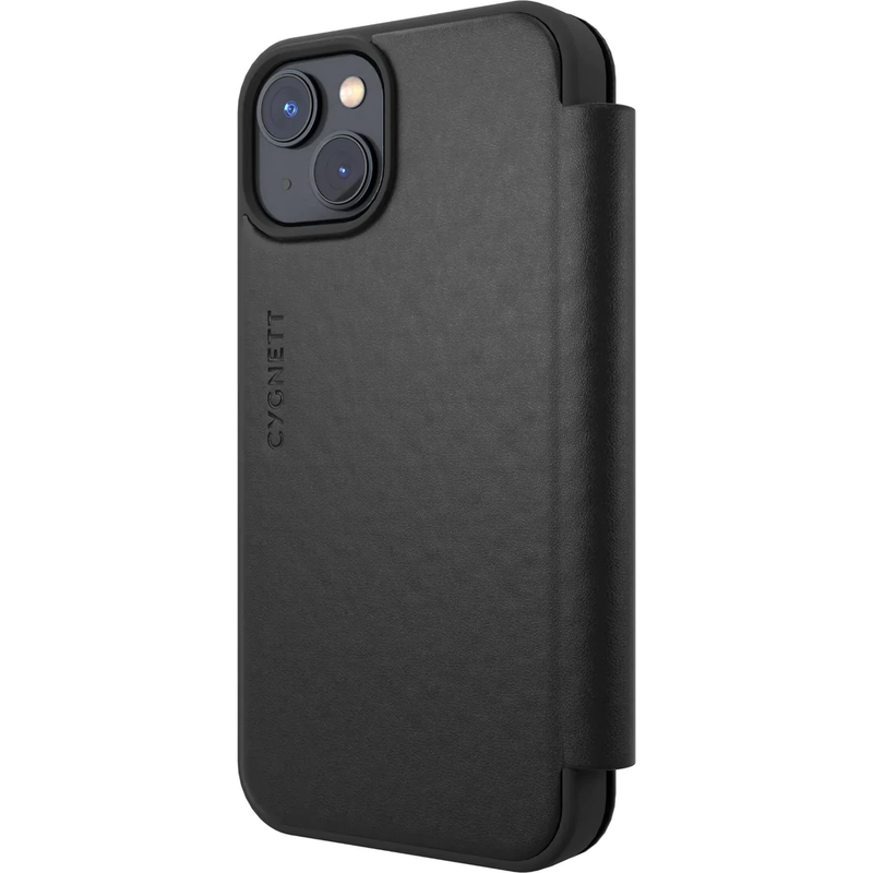 Cygnett MagWallet Leather Case For Apple iPhone 14 - Black