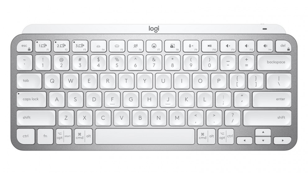 Logitech MX Keys Mini Wireless Keyboard - Pale Grey