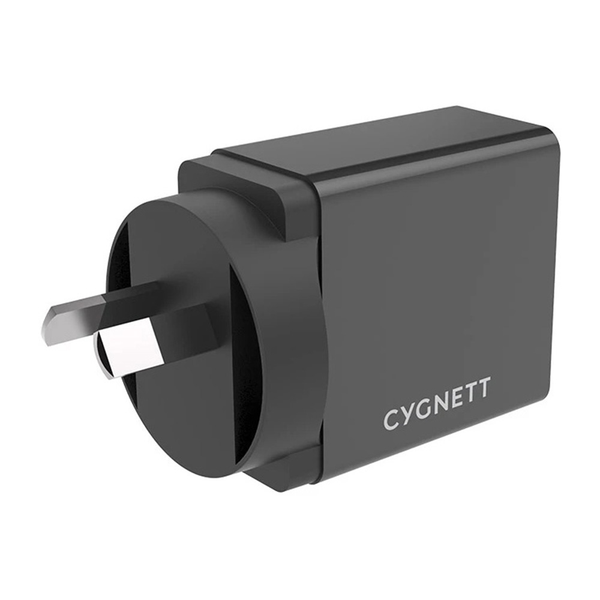 Cygnett 12W Wall Charger + Lightning to USB-A Cable 1.5M - Black