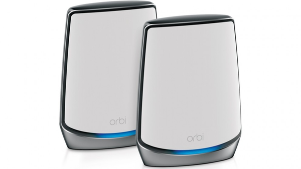 Netgear Orbi AX6000 Tri-Band Mesh WiFi 6 System 2 Pack - White