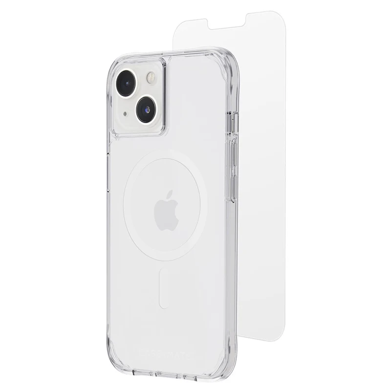 Case-Mate Tough Clear Plus Case & Screen Protector For iPhone 14