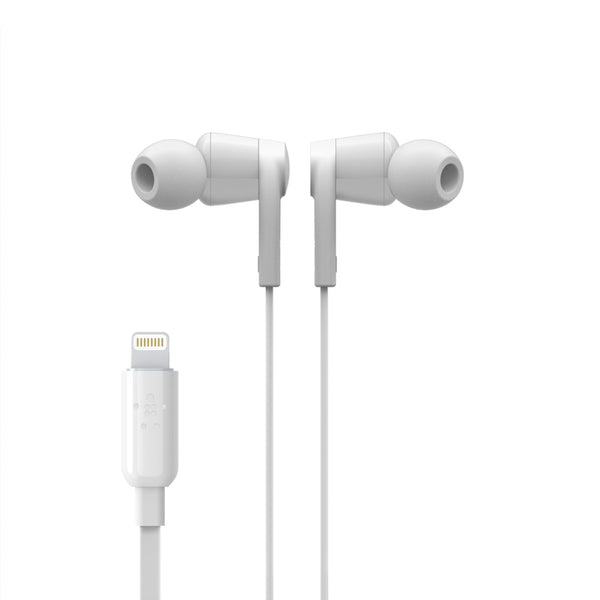 Belkin SOUNDFORM Headphones with Lightning Connector - White