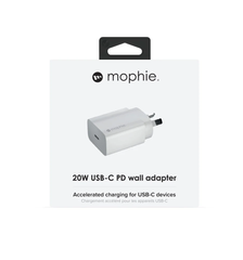 Mophie USB-C PD Wall Adapter - 20W - White