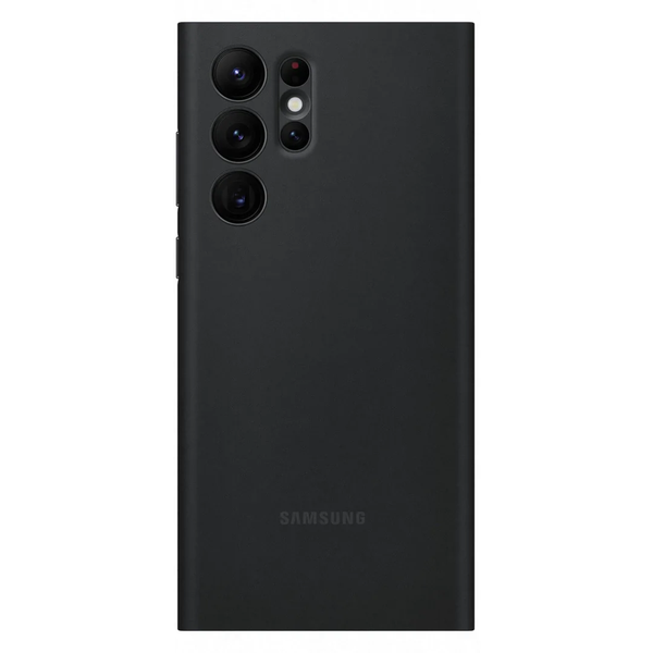 Samsung Galaxy S22 Ultra Smart Clear View Cover - Black