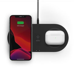 Belkin BOOST CHARGE Dual Wireless Charging Pad (15W) - Black