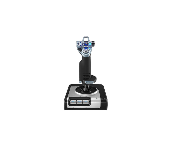 Logitech G X52 HOTAS Flight Simulator Controller - Silver-Black