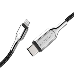 Cygnett Armoured Lightning to USB-C Cable (2M) - Black