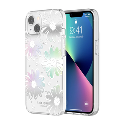 KSNY Protective Hardshell Case For iPhone 13 - Daisy Iridesc