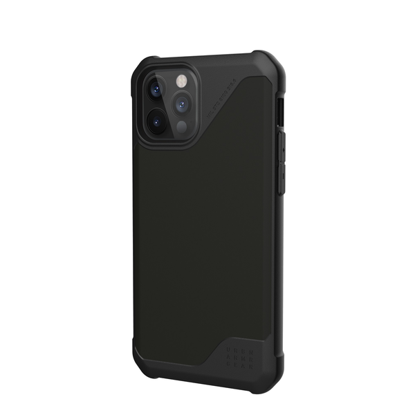 UAG Metropolis LT Case For iPhone 12/12 Pro - Satn Armr Black